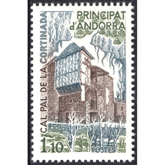 Andorra Francesa 282 1980 Cal Pal de la Cortinada MNH