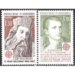 Andorra Francesa 284/85 1980 Europa Cept MNH Andorra Francesa 284/85 1980 Europa Cept MNH