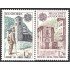 Andorra Francesa 276/77 1979 Edificio Postal Correo Francés MNH