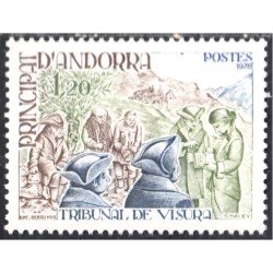 Andorra Francesa 272 1978 Tribunal de Visura MNH