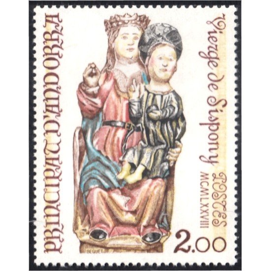 Andorra Francesa 271 1978 Virgen de Sispony MNH Andorra Francesa 271 1978 Virgen de Sispony MNH