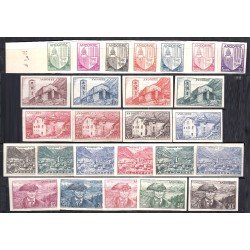 Andorra Francesa 119/37 1948/51 Paisajes retratos escudos MNH Pruebas Sin dentar Andorra Francesa 119/37 1948/51 Paisajes retratos escudos MNH Pruebas Sin dentar