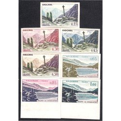 Andorra Francesa 158/64 1961/71 Paisajes MNH Sin dentar Andorra Francesa 158/64 1961/71 Paisajes MNH Sin dentar