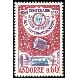Andorra Francesa 173 1965 Unión Internacional de Telecomunicaciones MNH