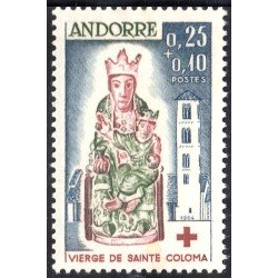 Andorra Francesa 172 1964 Virgen de Sta Coloma MNH