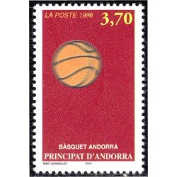 Andorra Francesa 468 1996 Baloncesto MNH Andorra Francesa 468 1996 Baloncesto MNH