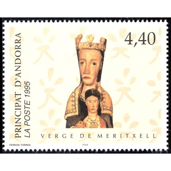 Andorra Francesa 461 1995 Virgen Meritxell MNH