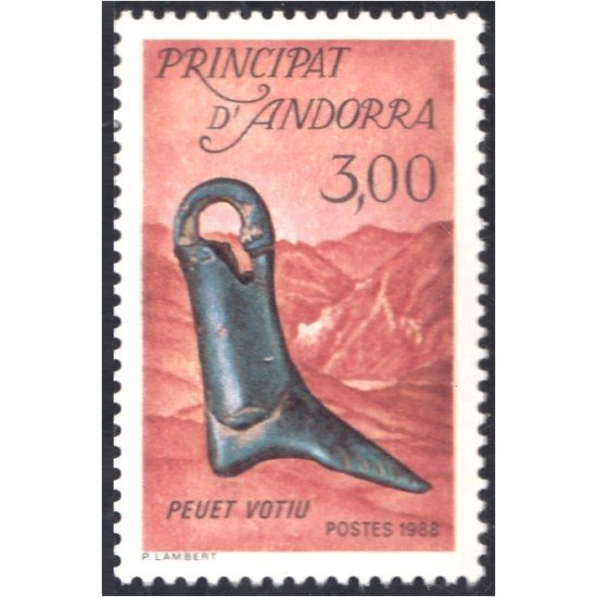 Andorra Francesa 367 1988 Pied ex Voto MNH