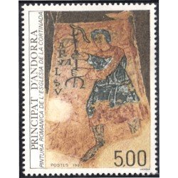 Andorra Francesa 363 1987 Pintura románica de la iglesia de La Cortinada MNH Andorra Francesa 363 1987 Pintura románica de la iglesia de La Cortinada MNH