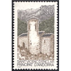 Andorra Francesa 354 1986 Sant Vicent de Enclar MNH Andorra Francesa 354 1986 Sant Vicent de Enclar MNH