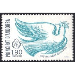 Andorra Francesa 353 1986 Año Mundial de la Paz MNH Andorra Francesa 353 1986 Año Mundial de la Paz MNH