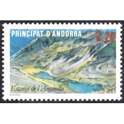Andorra Francesa 351 1986 Turismo Lago Angonela MNH Andorra Francesa 351 1986 Turismo Lago Angonela MNH