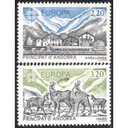 Andorra Francesa 348/49 1986 Europa MNH Andorra Francesa 348/49 1986 Europa MNH