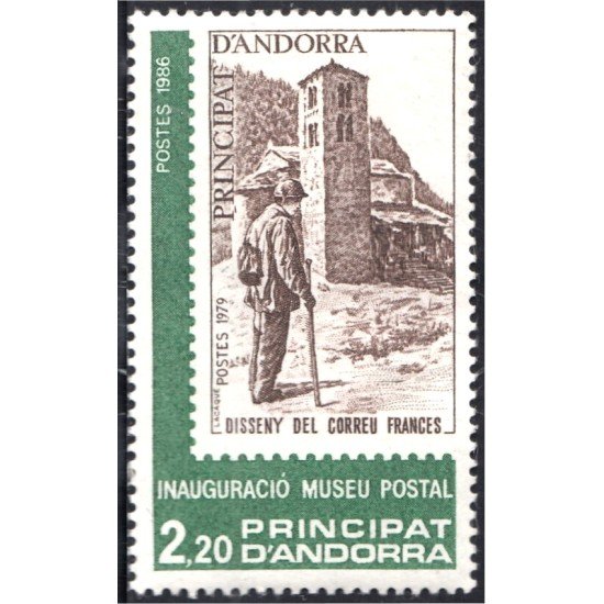 Andorra Francesa 345 1986 Museo Postal MNH Andorra Francesa 345 1986 Museo Postal MNH