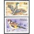 Andorra Francesa 342/43 1985 Pájaros Aves BirdsMNH