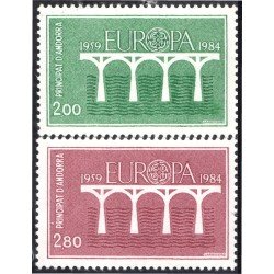 Andorra Francesa 329/30 1984 Europa MNH Andorra Francesa 329/30 1984 Europa MNH