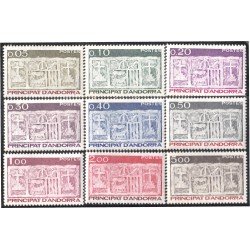Andorra Francesa 316/24 1983 Escudo primitivo del Valles MNH Andorra Francesa 316/24 1983 Escudo primitivo del Valles MNH