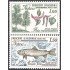 Andorra Francesa 311/12 1983 Naturaleza Peces Plantas MNH