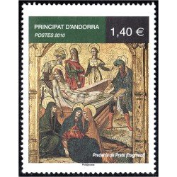 Andorra Francesa 698 2010 Fragmento de obra de prados MNH Andorra Francesa 698 2010 Fragmento de obra de prados MNH