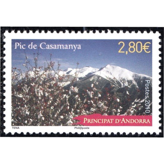 Andorra Francesa 689 2010 Pico de Casamanya MNH
