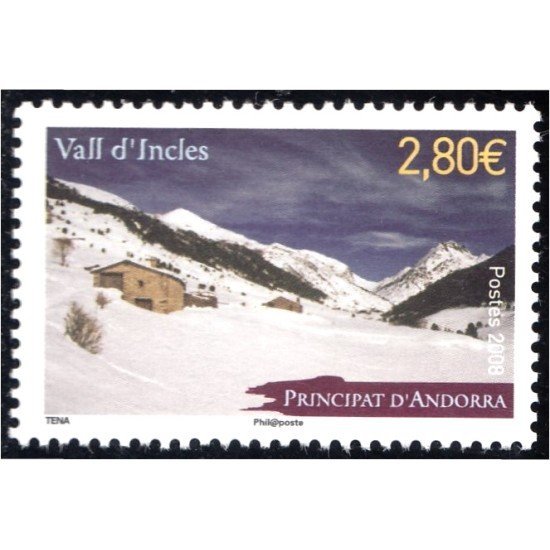 Andorra Francesa 657 2008  Valle de Incles MNH