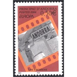 Andorra Francesa 594 2004 Europa Las vacaciones MNH Andorra Francesa 594 2004 Europa Las vacaciones MNH
