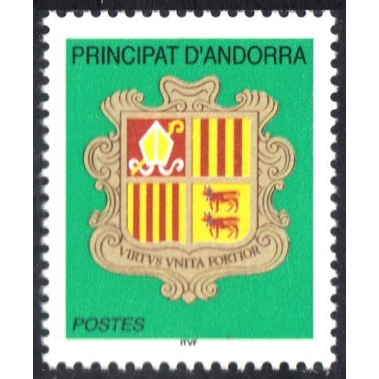 Andorra Francesa 588 2003 Escudo Shield MNH