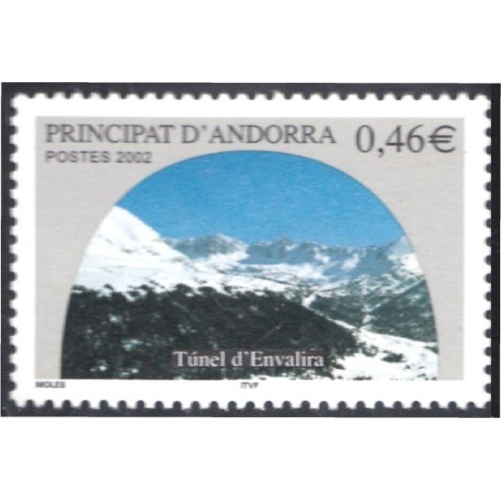 Andorra Francesa 572 2002  El Tunel de Envalira MNH