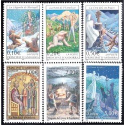 Andorra Francesa 559/64 2002 Tradiciones y leyendas andorranas MNH