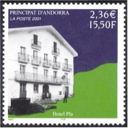 Andorra Francesa 553 2001 Hotel Pla MNH