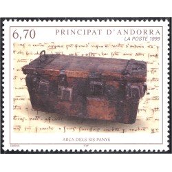 Andorra Francesa 523 1999 Arca de las seis cerraduras MNH
