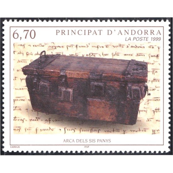 Andorra Francesa 523 1999 Arca de las seis cerraduras MNH