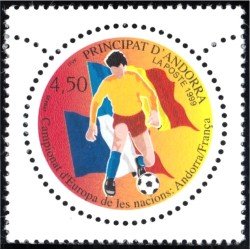 Andorra Francesa 517 1999 Campeonato de Europa de Fútbol MNH