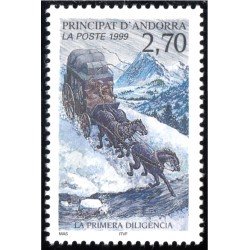 Andorra Francesa 516 1999 La 1ª Diligencia MNH