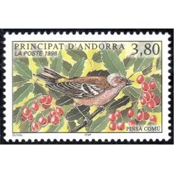 Andorra Francesa 501 1998 Fauna Aves Birds MNH Andorra Francesa 501 1998 Fauna Aves Birds MNH