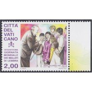 Vaticano 1637 2013 Día mundial de los pacientes con lepra MNH Vaticano 1637 2013 Día mundial de los pacientes con lepra MNH