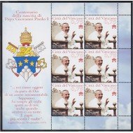 Vaticano 1597 2012 Minihojita Juan Pablo I MNH