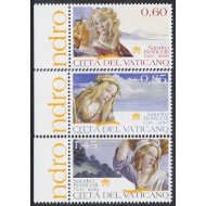Vaticano 1516/18 2010 Obras del pintor Sandro Botticelli MNH Vaticano 1516/18 2010 Obras del pintor Sandro Botticelli MNH