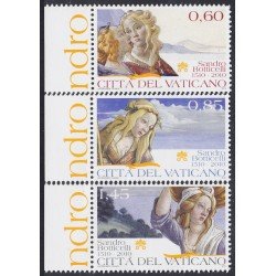 Vaticano 1516/18 2010 Obras del pintor Sandro Botticelli MNH
