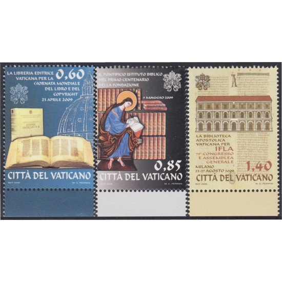 Vaticano 1495/97 2009 Aniversarios y Eventos del Vaticano MNH Vaticano 1495/97 2009 Aniversarios y Eventos del Vaticano MNH