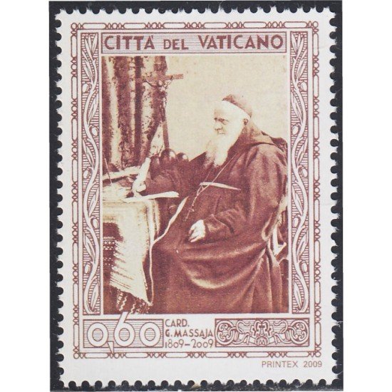 Vaticano 1505 2009 Cardenal Guglielmo Massaja MNH Vaticano 1505 2009 Cardenal Guglielmo Massaja MNH