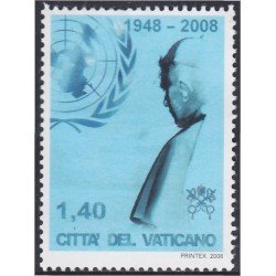 Vaticano 1469 2008 Viaje de SS Benedicto XVI a la ONU MNH