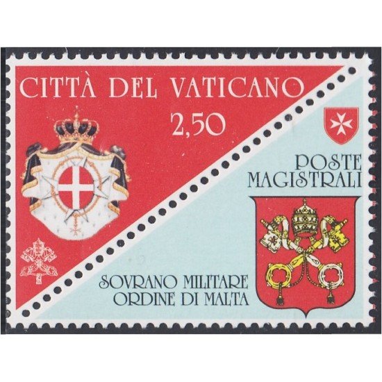 Vaticano 1475 2008 Convención entre Malta y Ciudad del Vaticano MNH Vaticano 1475 2008 Convención entre Malta y Ciudad del Vaticano MNH