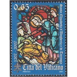 Vaticano 1445 2007 Santa Isabel de Hungría y Turingia MNH
