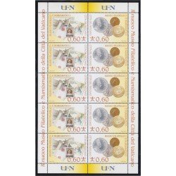 Vaticano 1436/37 2007 Minihojita II Nuevo Filatélico Numismático de la Ciudad del Vaticano MNH