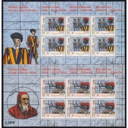 Vaticano 1391/92 2005 Minihojita Pontificia Guardia Suiza MNH