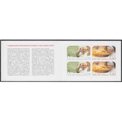 Vaticano 1643 2013 Viaje de SS Benedicto XVI al Líbano MNH Carnet Vaticano 1643 2013 Viaje de SS Benedicto XVI al Líbano MNH Carnet