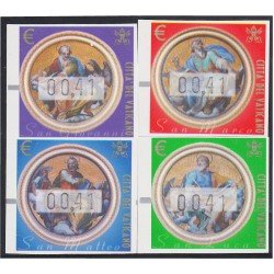 Vaticano Atms 11/14 2002 Mosaicos 1599 Basílica del Vaticano MNH Vaticano Atms 11/14 2002 Mosaicos 1599 Basílica del Vaticano MNH