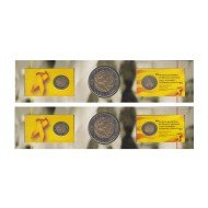 Catalunya 2 Carteras moneda 2 Euros en prueba 2018 Llaç Groc Referèndum 1-O Nou dis Catalunya 2 Carteras moneda 2 Euros en prueba 2018 Llaç Groc Referèndum 1-O Nou dis