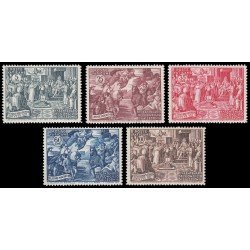 Vaticano 167/71 1951 XV Cent. Concilio Calcedonia MNH Vaticano 167/71 1951 XV Cent. Concilio Calcedonia MNH